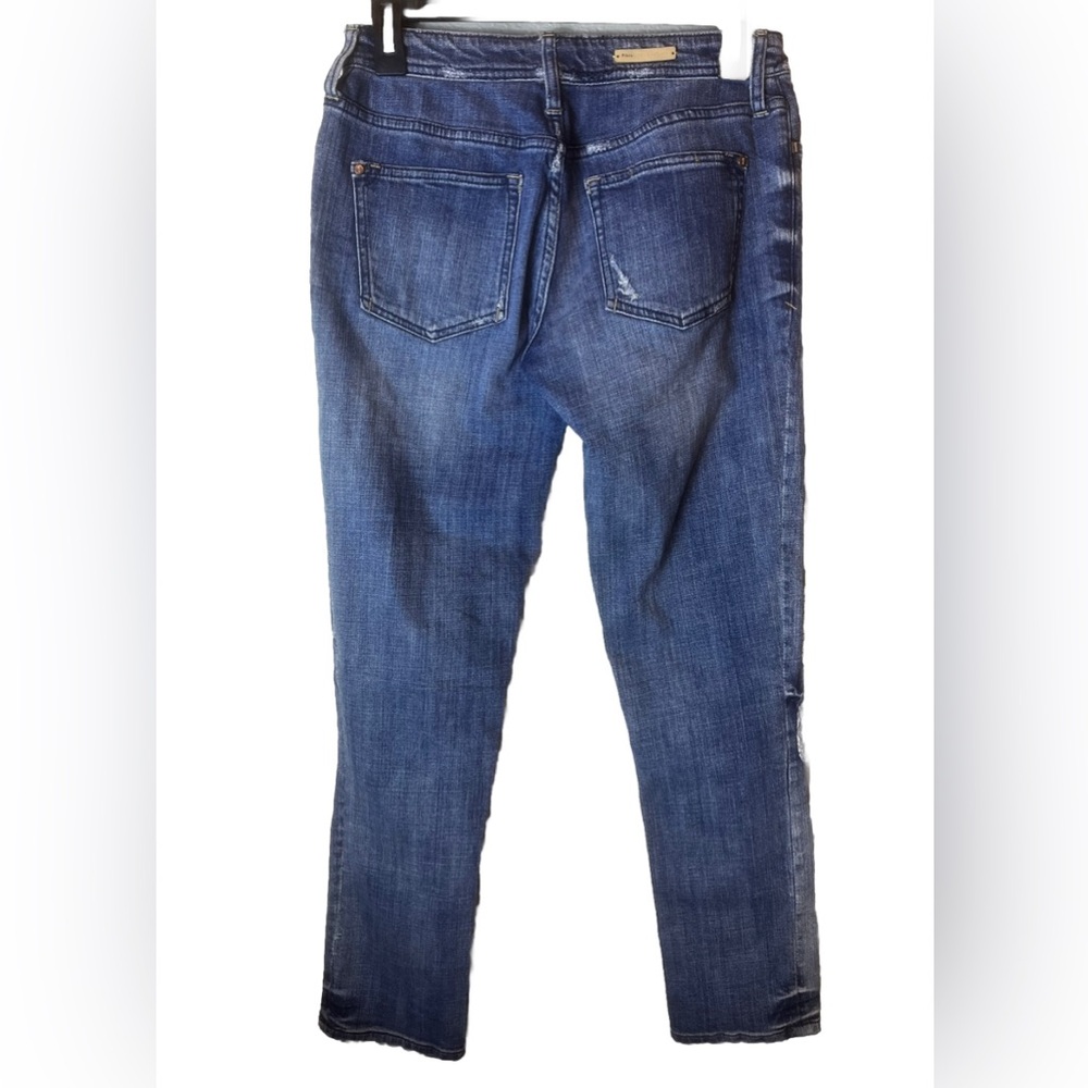 Pilcro Anthropologie Premium Hyphen Patchwork Jeans Size 27 - Picture 4 of 5
